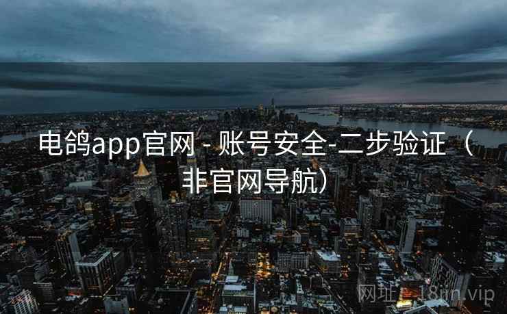 电鸽app官网 - 账号安全-二步验证（非官网导航）